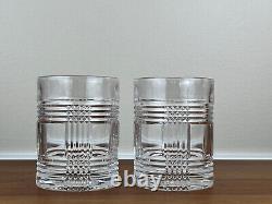 Ralph Lauren GLEN PLAID 4? Double Old Fashioned Set Of 7 EUC