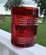 Ralph Lauren GLEN PLAID Double Old Fashioned Glasses / Set of 5 / Rare Red Color