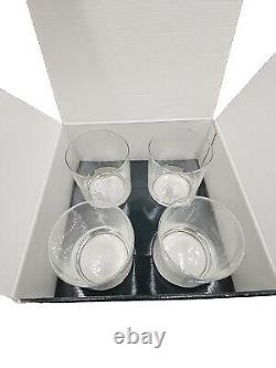 Ralph Lauren Glass POLO SCENE (SAFETY LIP) Set/4 Double Old Fashioneds MINT BOX