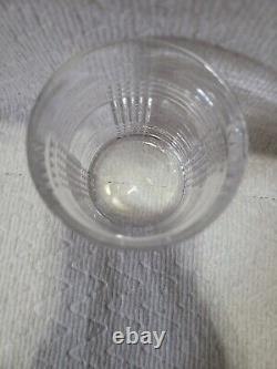 Ralph Lauren Glen Plaid Double Old Fashioned Lowball Glass Vintage