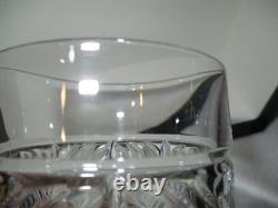 Ralph Lauren Herringbone Crystal Double Old Fashioned Whiskey Glass 4.25