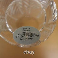 Ralph Lauren Herringbone Glasses Double Old Fashion Crystal Set of 4 New Signed