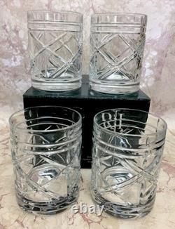 Ralph Lauren Set of 4 BROGAN Double Old Fashioned Glasses 11.8 oz. NEW IN BOX