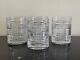 Ralph Lauren Signed 4 1/8 Tall Glen Plaid Double Old Fashioned Glasses Set of 4