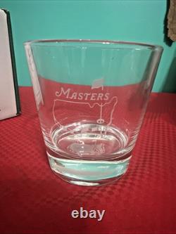 Rare! 2025 Masters Augusta National Double Old Fashioned Glasses Set of 2. NIB