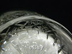 Rare Baccarat Crystal Colbert (Cut) 4 1/4 Double Old Fashioned Bar Glass MINT