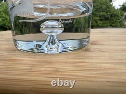 Rare Glasstudio Borowski Hand-Engraved Double Old Fashioned Glasses Set of 6