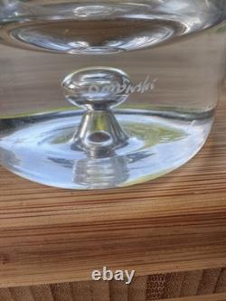 Rare Glasstudio Borowski Hand-Engraved Double Old Fashioned Glasses Set of 6