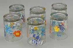 Rare Six Primavera Double Old Fashioned Rocks Glasses Tumblers Sigma Japan 6