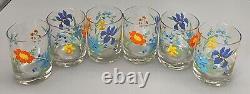 Rare Six Primavera Double Old Fashioned Rocks Glasses Tumblers Sigma Japan 6