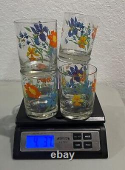 Rare Six Primavera Double Old Fashioned Rocks Glasses Tumblers Sigma Japan 6
