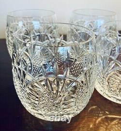 Rare Waterford Crystal Seahorse Pattern Double Old Fashioned Sold Individually
