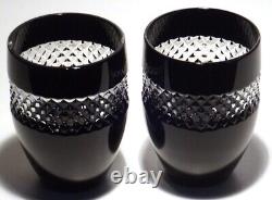 Read 2 Waterford John Rocha Double Old Fashioned Tumbler Black Cut To Clear