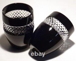 Read 2 Waterford John Rocha Double Old Fashioned Tumbler Black Cut To Clear