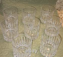 Retired Nachtmann Aspen Double Old Fashioned Whiskey Rocks Glasses, Set of 8