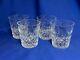 Rogaska Crystal Gallia pattern set of 4 double old fashioned tumblers