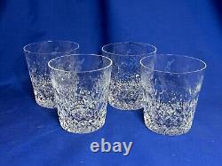 Rogaska Crystal Gallia pattern set of 4 double old fashioned tumblers
