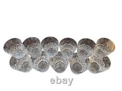 Rogaska Gallia Pattern 4 Double Old Fashioned 12 Oz Glasses Set Of 11