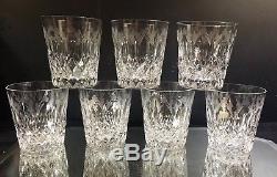 Rogaska-Queen-Double Old Fashioned-Set of (7)-No Issues-BUY IT NOW