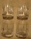 Rogaska SOHO Double Old Fashioned Tumblers Vertical Cuts Crystal