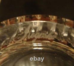 Rogaska SOHO Double Old Fashioned Tumblers Vertical Cuts Crystal