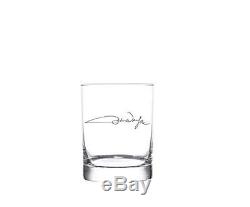 Rolf Glass John Wayne Signature Double Old Fashioned Glass Set of 4 14 oz Clear