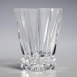 Rosenthal Crystal Blossom Double Old Fashioned Tumbler Glasses 6pc Lot 4.5 B