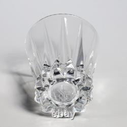 Rosenthal Crystal Blossom Double Old Fashioned Tumbler Glasses 6pc Lot 4.5 B