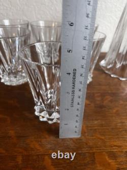 Rosenthal Germany Clear Lead Crystal Pitcher And 6 Double Old Fashioned Glasses Rosenthal Germany Clear Lead Crystal Pitcher And 6 Double Old Fashioned Glasses