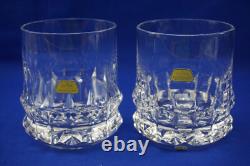 Rosenthal Holdfast (2) Double Old Fashioned Glasses, 4 1/8 New with Tag (S33)
