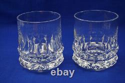 Rosenthal Holdfast (2) Double Old Fashioned Glasses, 4 1/8 New with Tag (S33)
