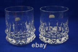 Rosenthal Holdfast (2) Double Old Fashioned Glasses, 4 1/8 New with Tag (S33)