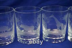 Rowland Ward Big Game (6) Double Old Fashioned Glasses, 4