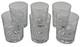 Rowland Ward Queens Lace African Safari Etched Double Old Fashioned Set Of 6