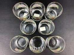 Royal Albert Old Country Roses Set of EIGHT 4 1/8 Double Old Fashioned Glasses