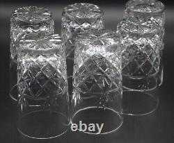 Royal Brierley Cut Crystal Bruce Set 6 Double Old Fashioned Tall Tumblers 5