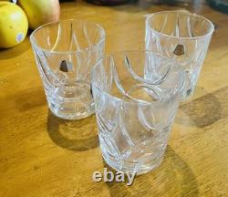Royalton Crystal Double Old Fashioned Glasses Ralph Lauren Collection, New