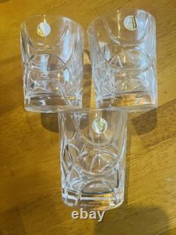Royalton Crystal Double Old Fashioned Glasses Ralph Lauren Collection, New