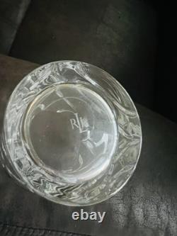 Royalton Crystal Double Old Fashioned Glasses Ralph Lauren Collection, New