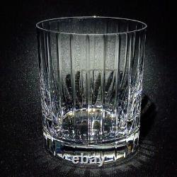 SASAKI ELLESSEE Cut Crystal Double Old Fashioned Glasses