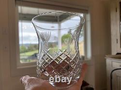 SCHMID Aloha Pineapple Fan Pattern Double old fashioned Elegant crystal Glasses