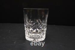 SET 2 Waterford Crystal Lismore DOF Double Old Fashioned Glasses Tumblers Pair