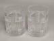 SET OF 2 RALPH LAUREN GLEN PLAID Crystal Double Old Fashioned Whiskey Glass