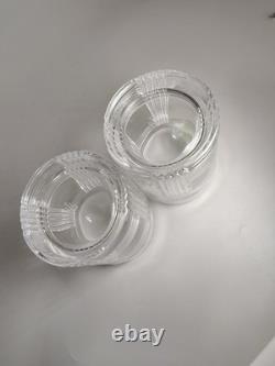 SET OF 2 RALPH LAUREN GLEN PLAID Crystal Double Old Fashioned Whiskey Glass