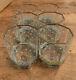 SET OF 6 Mackenzie Childs Octagonal Double Old Fashioned Garland Glasses 3-5/8