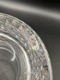 SET of 2 VTG WATERFORD Crystal ALANA Double Old Fashioned Glasses 4 3/8 Tumbler