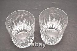 SET of 2 WATERFORD Crystal Carina Double Old Fashioned Tumblers 4.25 Signed DOF