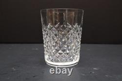 SET of 3 VTG WATERFORD Crystal ALANA Double Old Fashioned Glasses 4 3/8 Tumbler
