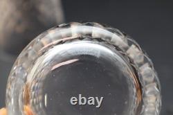 SET of 3 VTG WATERFORD Crystal ALANA Double Old Fashioned Glasses 4 3/8 Tumbler