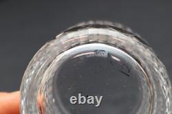 SET of 4 VTG WATERFORD Crystal ALANA Double Old Fashioned Glasses 4 3/8 Tumbler